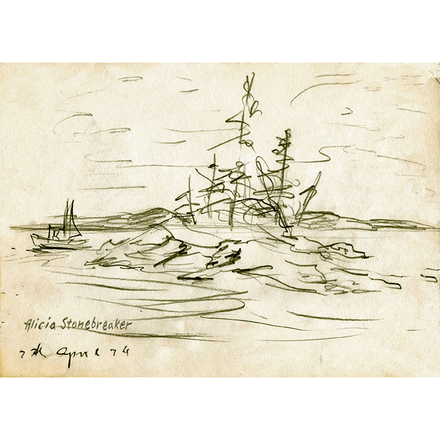 Maine Pencil Sketches - Image 9